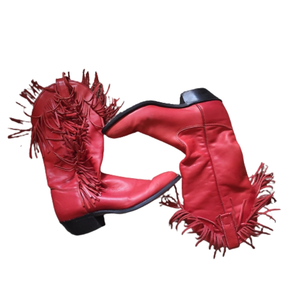 Vintage Capezio Women’s Cowboy Fringe Boots Festival